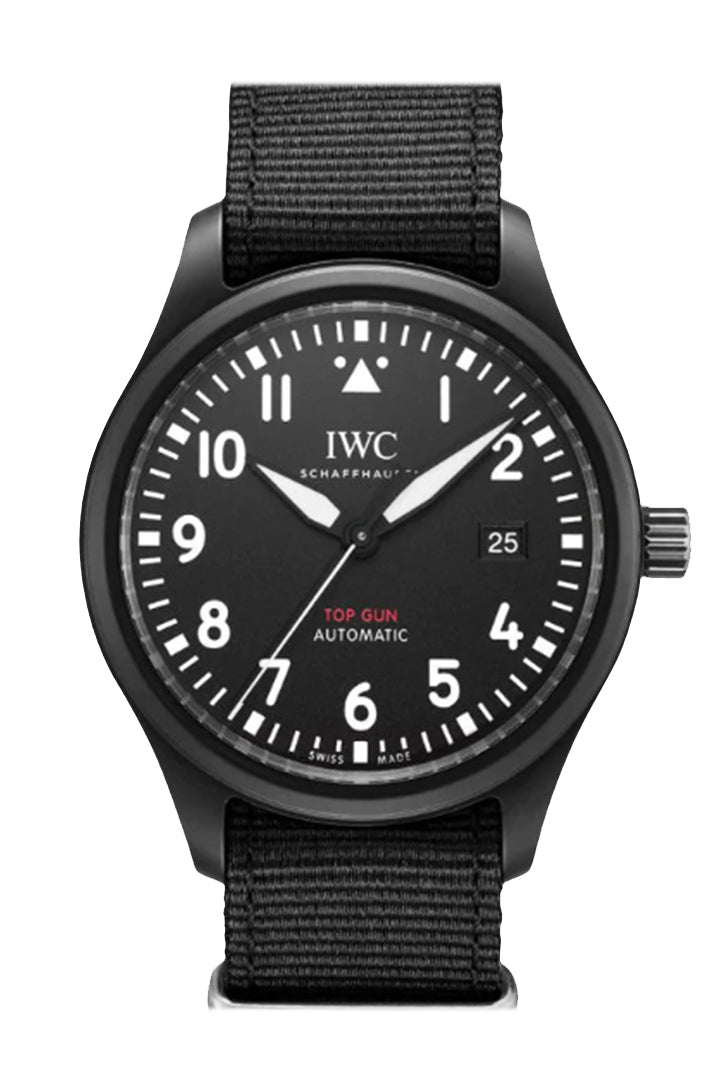 IWC Pilot Top Gun Automatic Black Dial Men's Watch IW326901