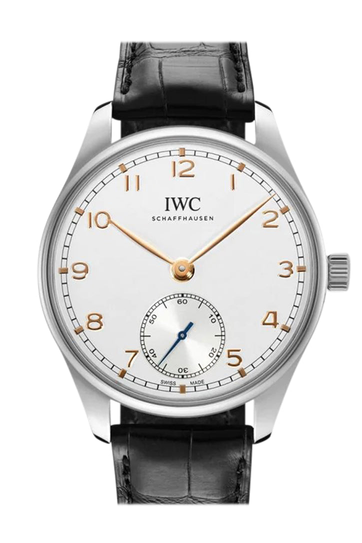 IWC Portugieser Automatic Silver-plated Dial Men's Watch IW358303