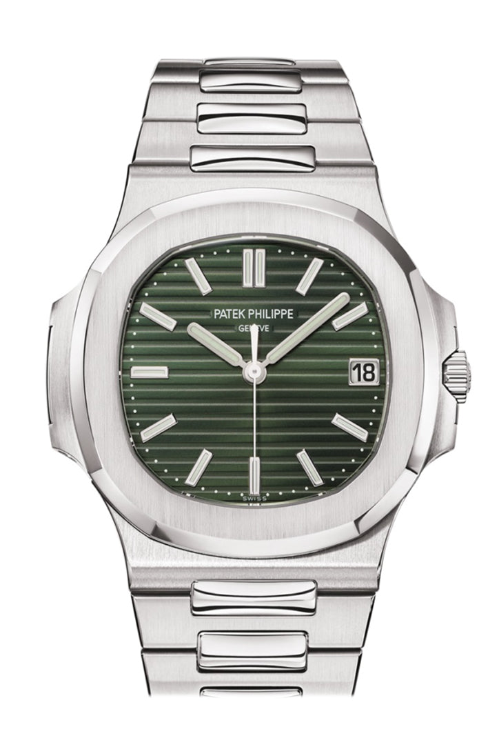 Patek Philippe Nautilus Olive Green Dial Stainless Steel Men's Watch 5711/1A-014 5711/1A