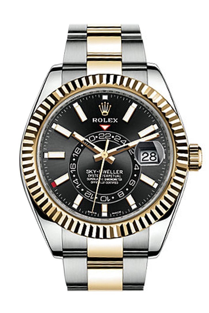 Rolex sky dweller cheap 18k