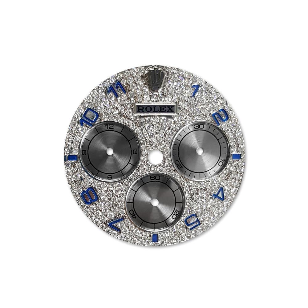 Rolex Custom Cosmograph Daytona Diamond Dial Dil_059 / None Custom-Dial