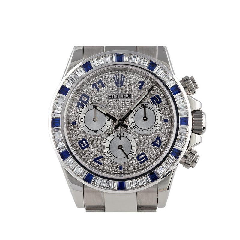 Rolex Custom Cosmograph Daytona Diamond Dial Dil_070 Custom-Dial
