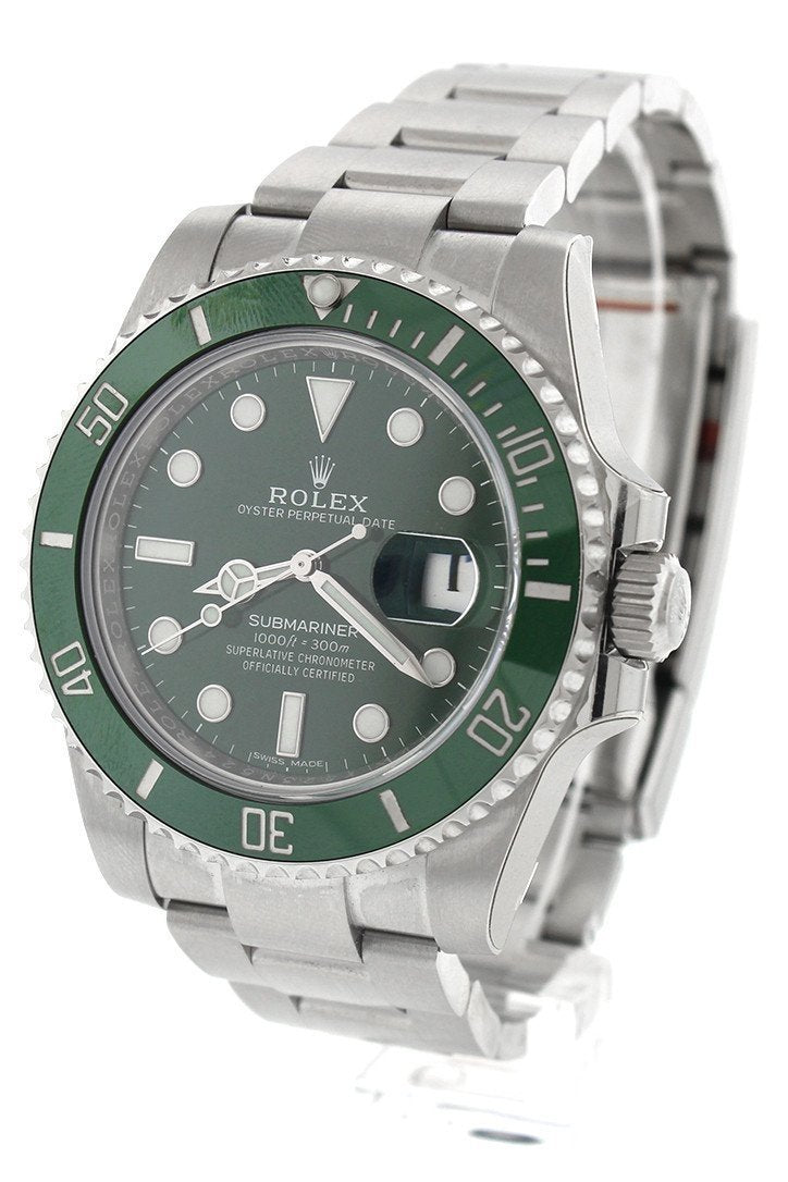 Rolex Submariner Hulk Date 40 Green Dial Mens Watch 116610LV 116610